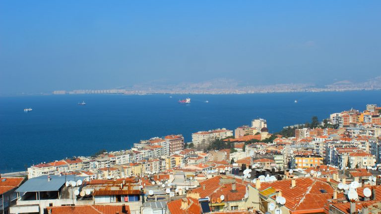 Panoramic wiev izmir in Turkey